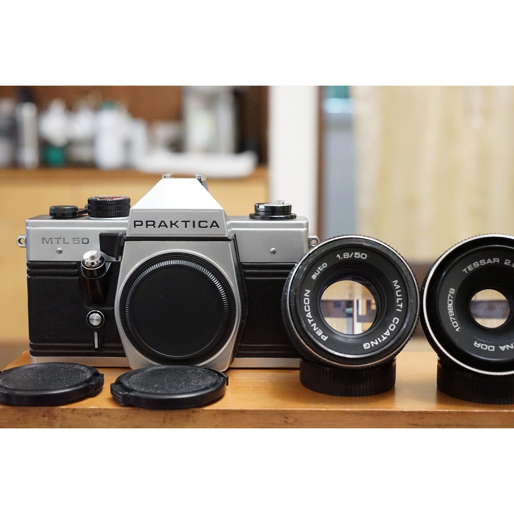 【售】德製Praktica MTL 50 M42相機+Pentacon MC 50mm F1.8 & 東蔡 50mm F