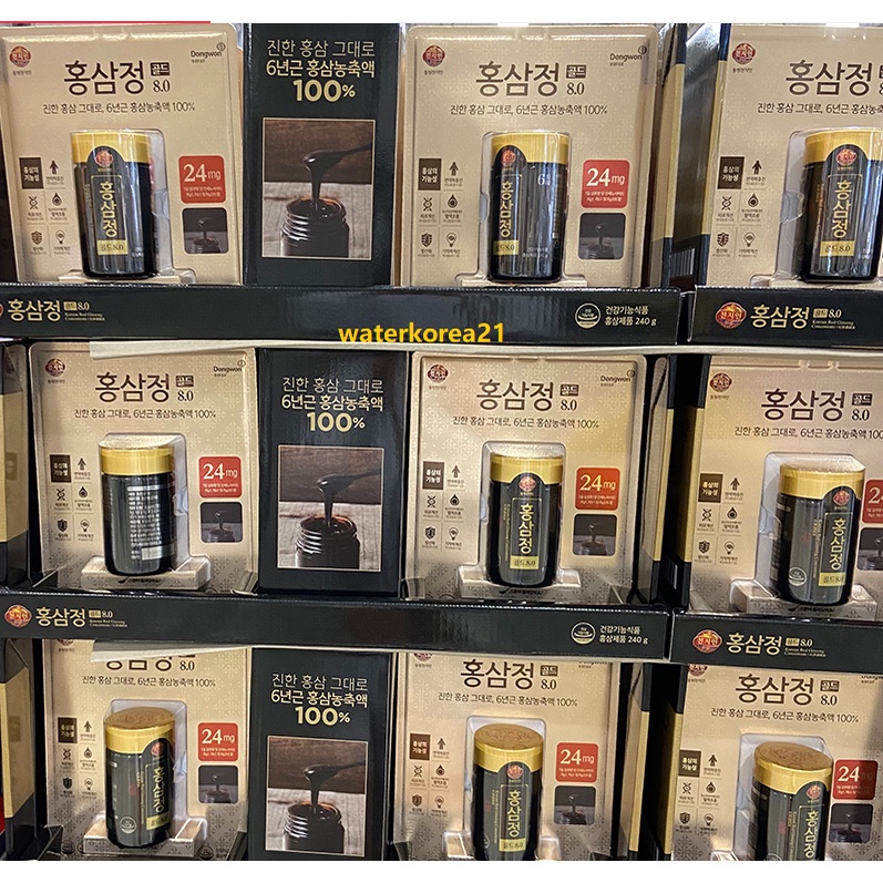 韓國Dongwon 天地人6年根紅蔘精gold 8.0 240g/紅蔘濃縮液100% | 蝦皮購物