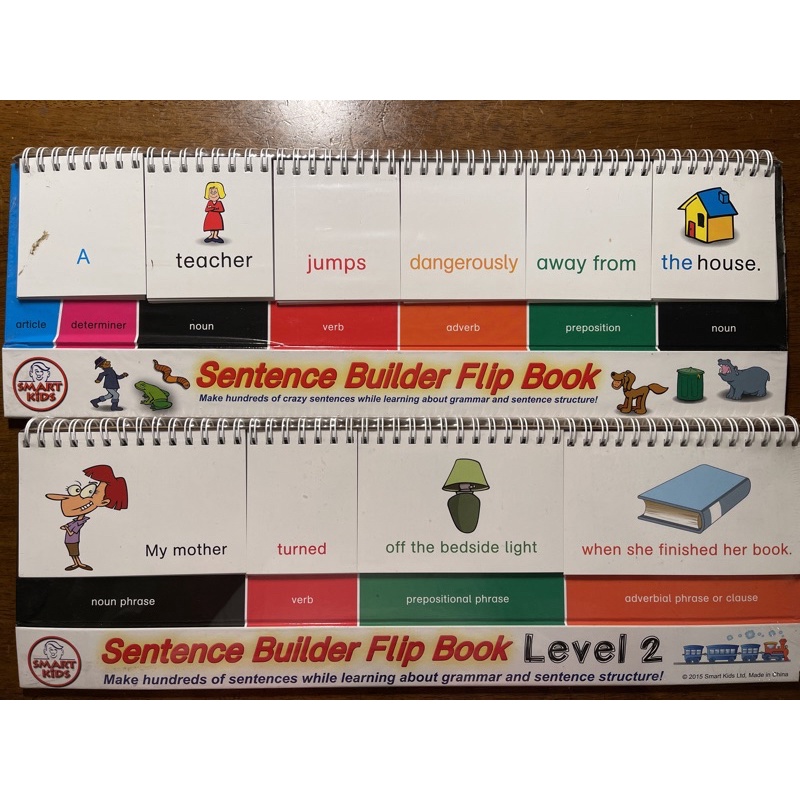 Sentence Builder Flip Book 蝦皮購物