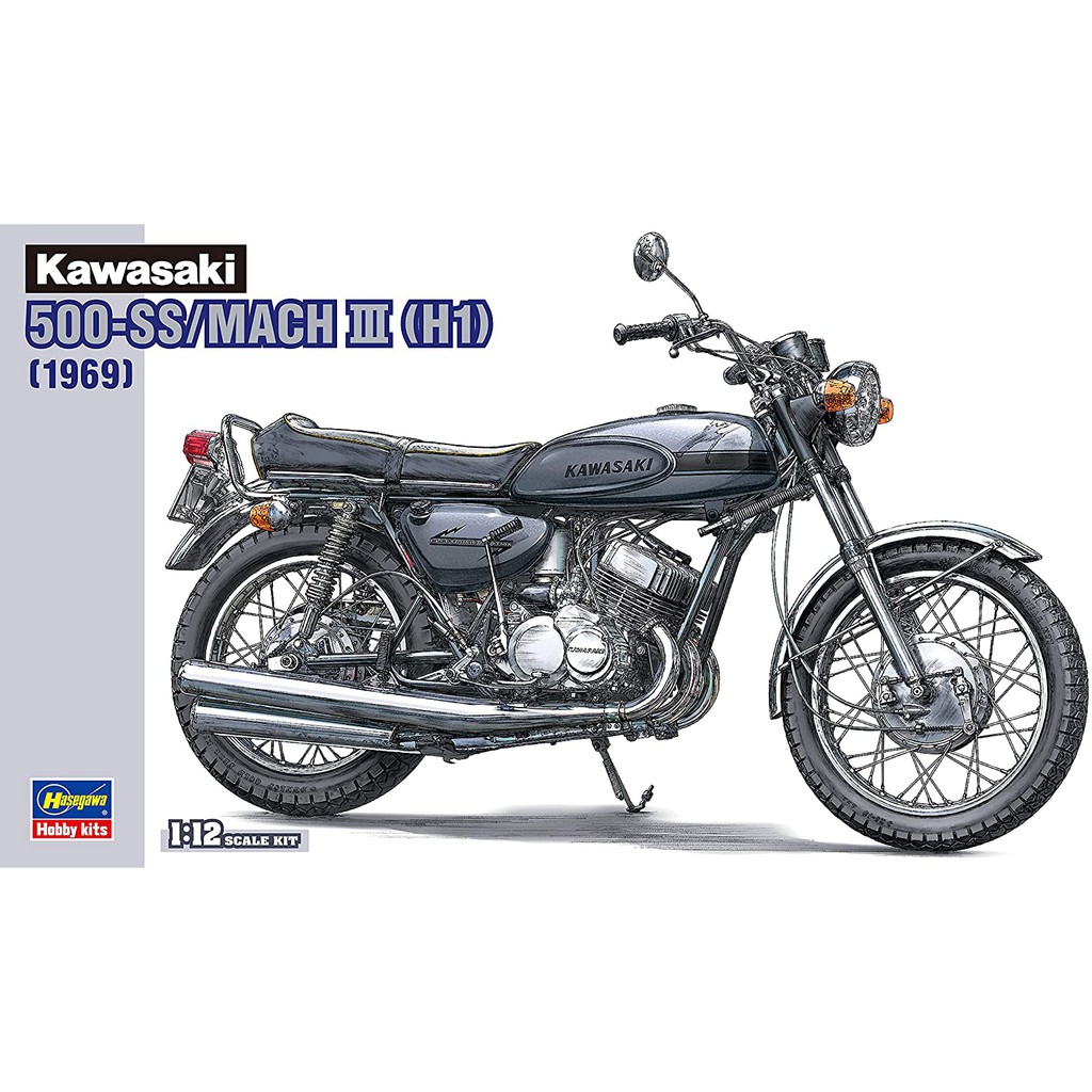 現貨日版長谷川模型1/12 Kawasaki 500-SS/MACH III (H1) | 蝦皮購物