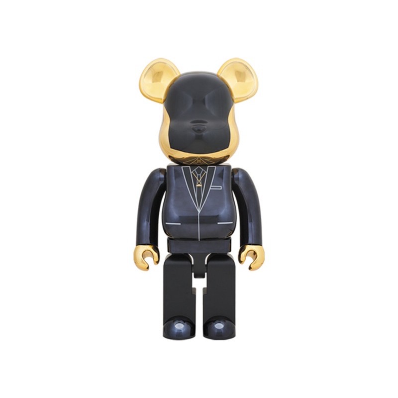 Bearbrick BE@RBRICK 1000% DAFT PUNK 二代2018電鍍傻瓜龐克| 蝦皮購物