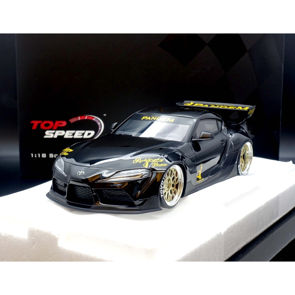 M.A.S.H】現貨特價TSM TopSpeed 1/18 Pandem Toyota GR Supra V1.0 黑