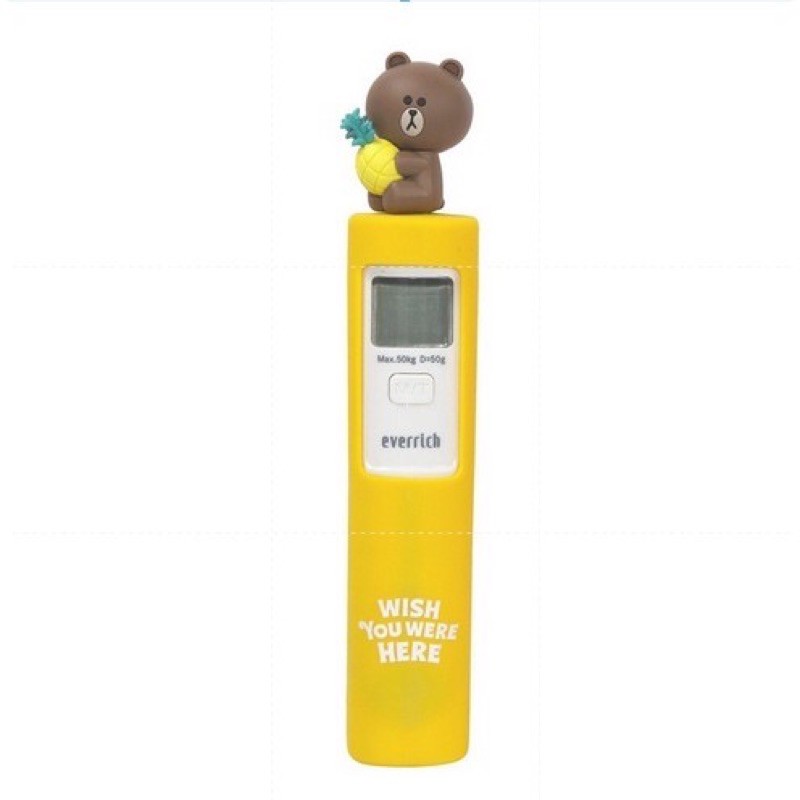 全新 昇恆昌 line friends 熊大不插電行李秤(BROWN) 特惠888 | 蝦皮購物