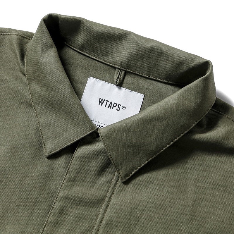 WTAPS FLYERS LS COTTON. SATIN OLIVE DRAB（WTAPS 21SS FLYERS
