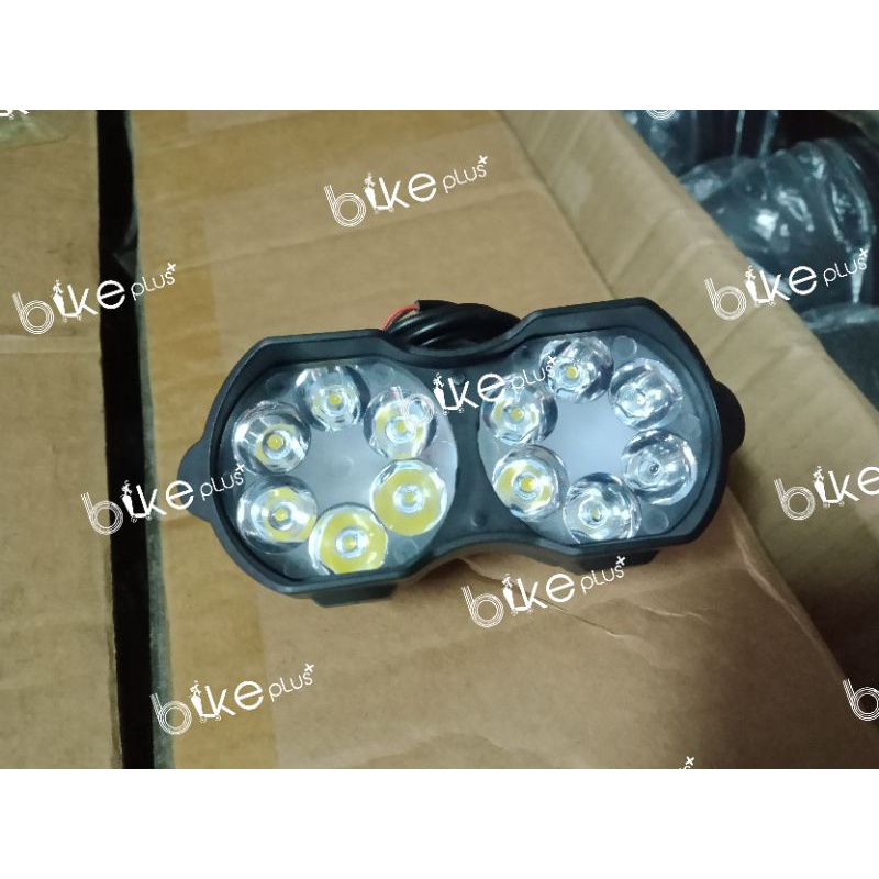 電動車雙燈 Lampu LED Dobel Sepeda Listrik Ebike Double Lamp | 蝦皮購物