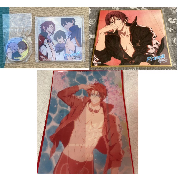 Free! キーホルダーアクリルコースターfree! 松岡凛色紙Free!FS