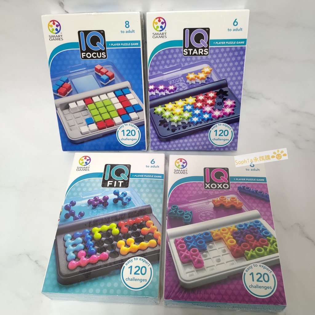 【承媽購】SMART GAMES IQ大挑戰 益智玩具 口袋玩具 桌遊 好玩 動腦 小遊戲 排列大挑戰 現貨 | 蝦皮購物