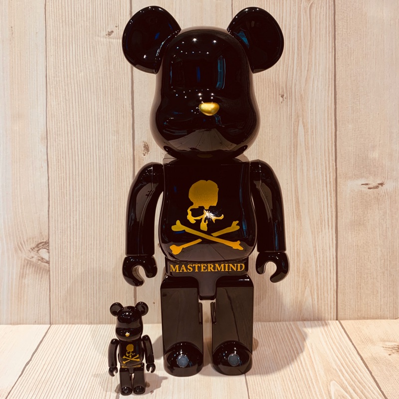 Be@rbrick Mastermind world 繁榮黑金400%+100% | 蝦皮購物