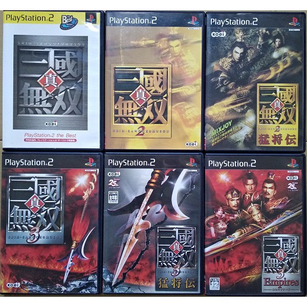 PS2🎮遊戲片 真三國無雙/戰國無雙1/2/3/猛將傳/帝王傳 真三國無双 戰國無双