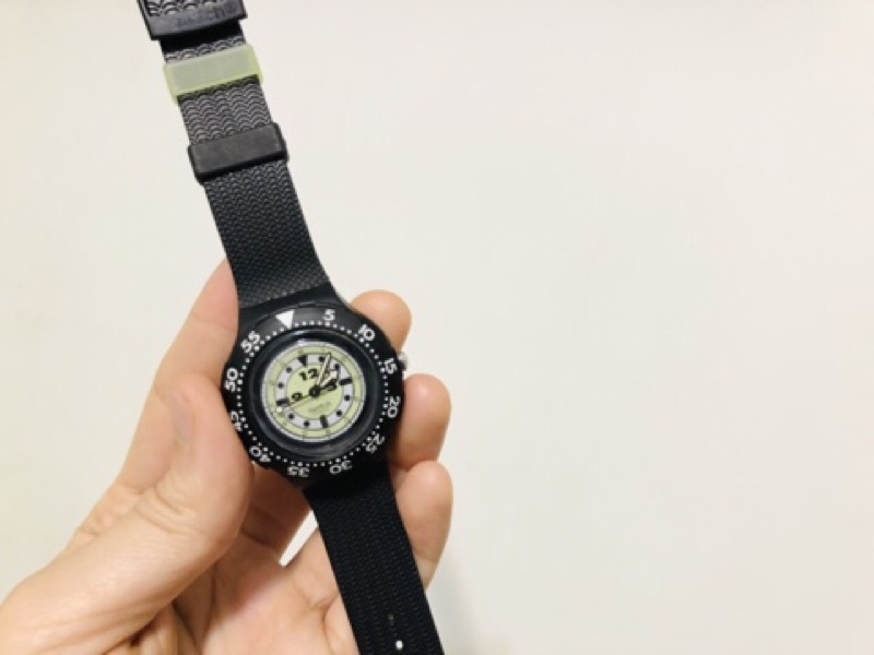 ZARD 坂井泉水同款 SWATCH SCUBA200 sdb105 1995 BLACK SHARK 手錶