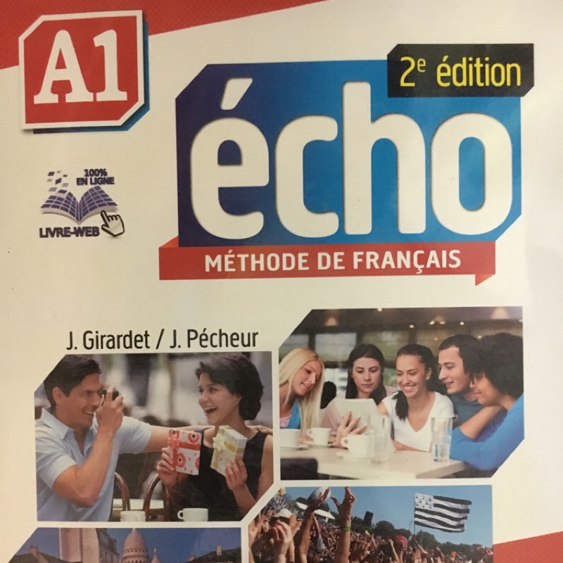 法文echo écho A1, Méthode De Français 2ed (+DVD-ROM) | 蝦皮購物