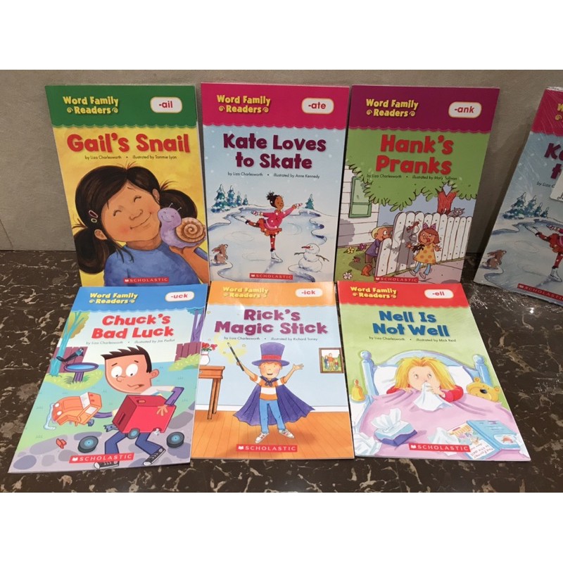  scholastic word family readers 6 