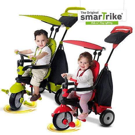 英國smarTrike新一代 英倫俏皮史崔克嬰幼兒4合1三輪車