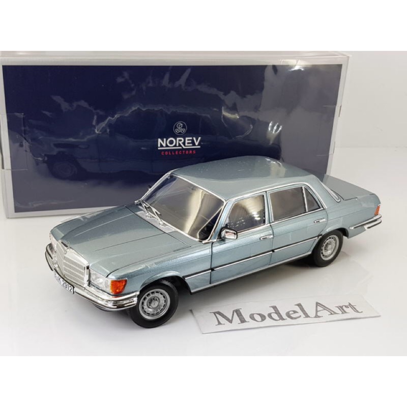 1:18 Norevr賓士Mercedes-Benz 450 SEL 6.9(W116)1976藍灰金屬可 1:18 Norevr賓士Mercedes-Benz 450 SEL 6.9(W116)1976藍灰金屬可