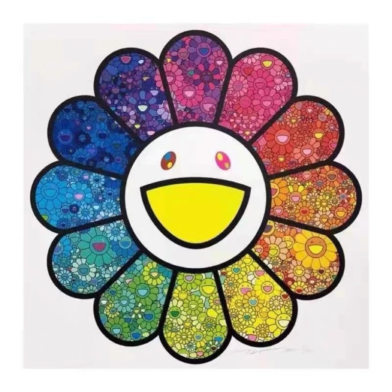 Takashi Murakami 村上隆新作お花の森限定100版版畫花林| 蝦皮購物