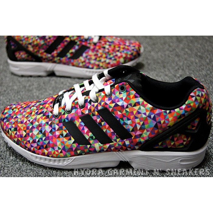 Adidas multicolor hotsell zx flux