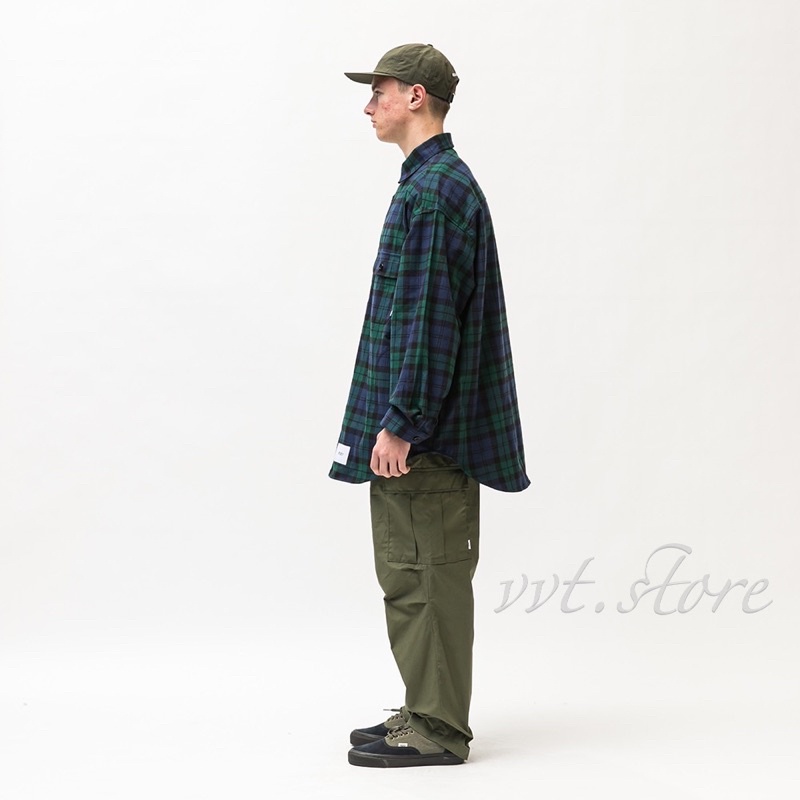 WTAPS 22SS WCPO 02 / LS / COTTON. FLANNEL. TEXTILE 長袖襯衫