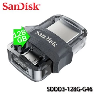 【MR3C】含稅公司貨 SanDisk SDDD3 128GB Micro USB Ultra Dual 雙用 隨身碟