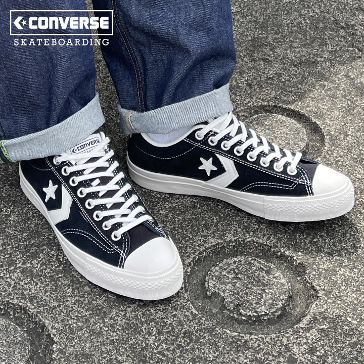 Tsu 日本代購 CONVERSE SKATEBOARDING BREAKSTAR SK OX 黑白 麂皮 帆布鞋