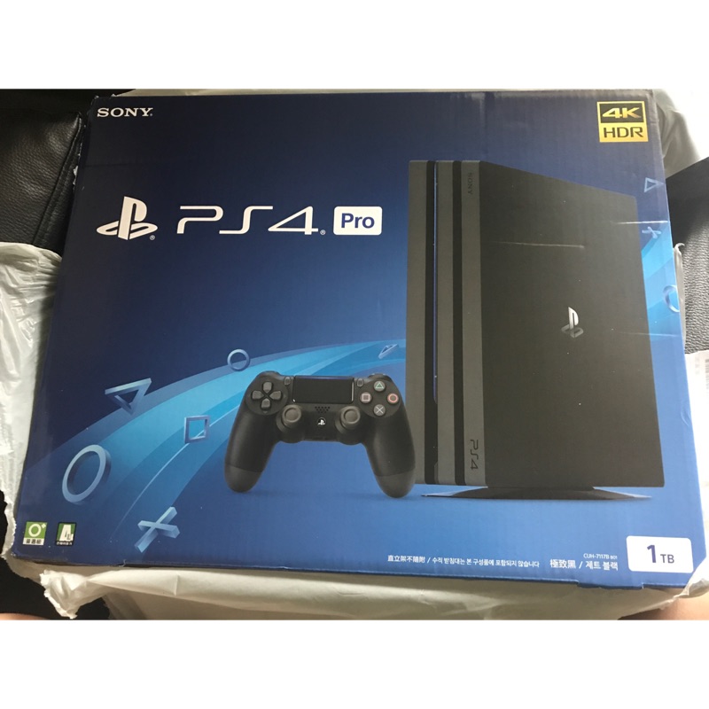 PS4 Pro 1TB主機（CHU-7000系列）極致黑| 蝦皮購物