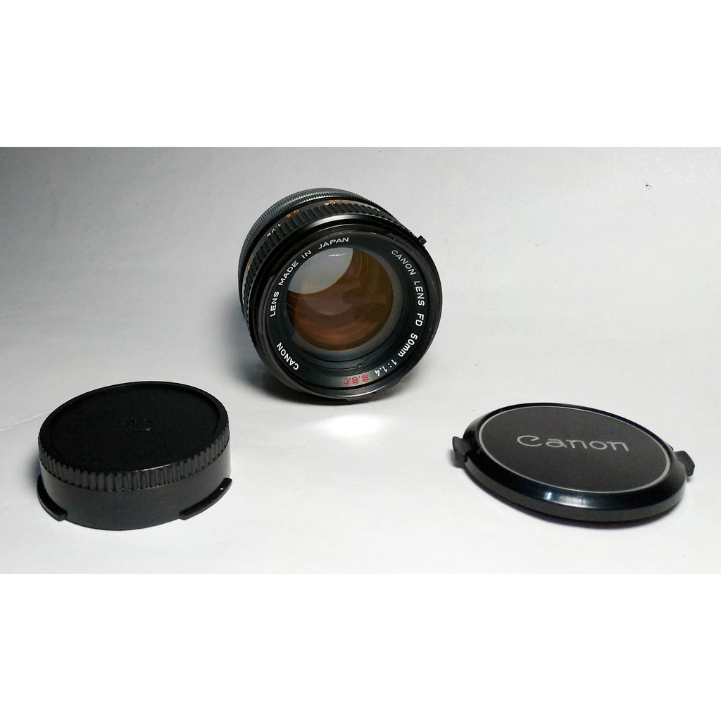 慢調思理] 美品級Canon FD 50mm F1.4 S.S.C. 大光圈鏡頭| 蝦皮購物