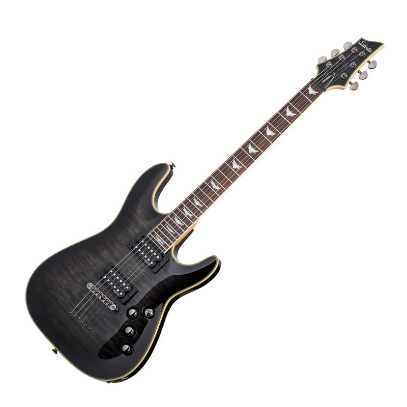 分期免運] Schecter Omen Extreme-6 STBK 透明黑雲紋無搖座電吉他[唐尼