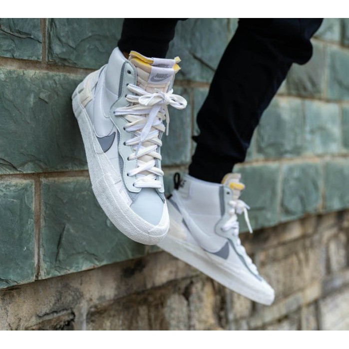 Nike Blazer Mid Sacai White Grey 白灰全新公司貨BV0072-100 | 蝦皮購物