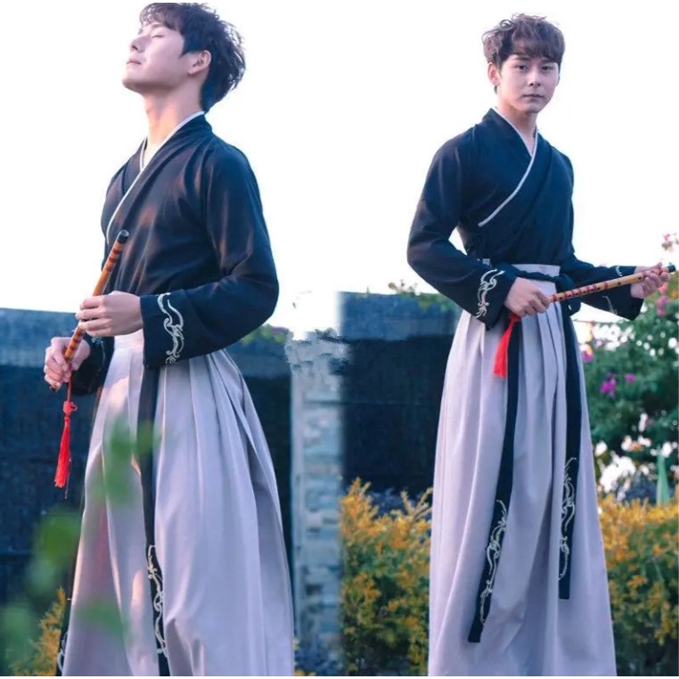 現貨 千年之戀 漢服男 古裝男 原創 中國風服飾 男武俠 日常漢元素 改良漢服 古風 班服團體 表演服【CL047】 | 蝦皮購物