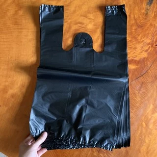 工廠直出🔥現貨零售 公版全黑背心袋 隱密性高（4兩/半斤/1斤/2斤/3斤/5斤）塑膠提袋 背心袋 外帶 垃圾袋 咪咪袋