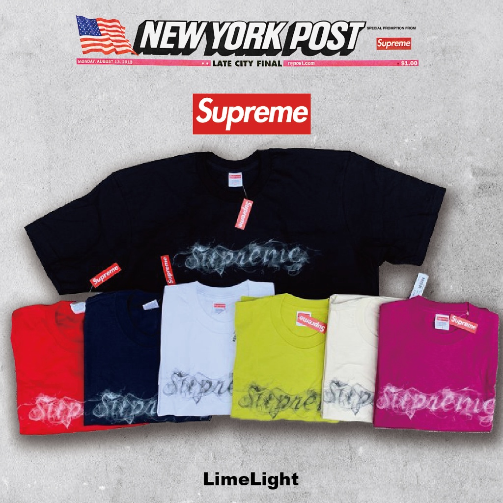 ☆LimeLight☆ SUPREME SMOKE TEE 煙燻 煙霧 短袖 短T