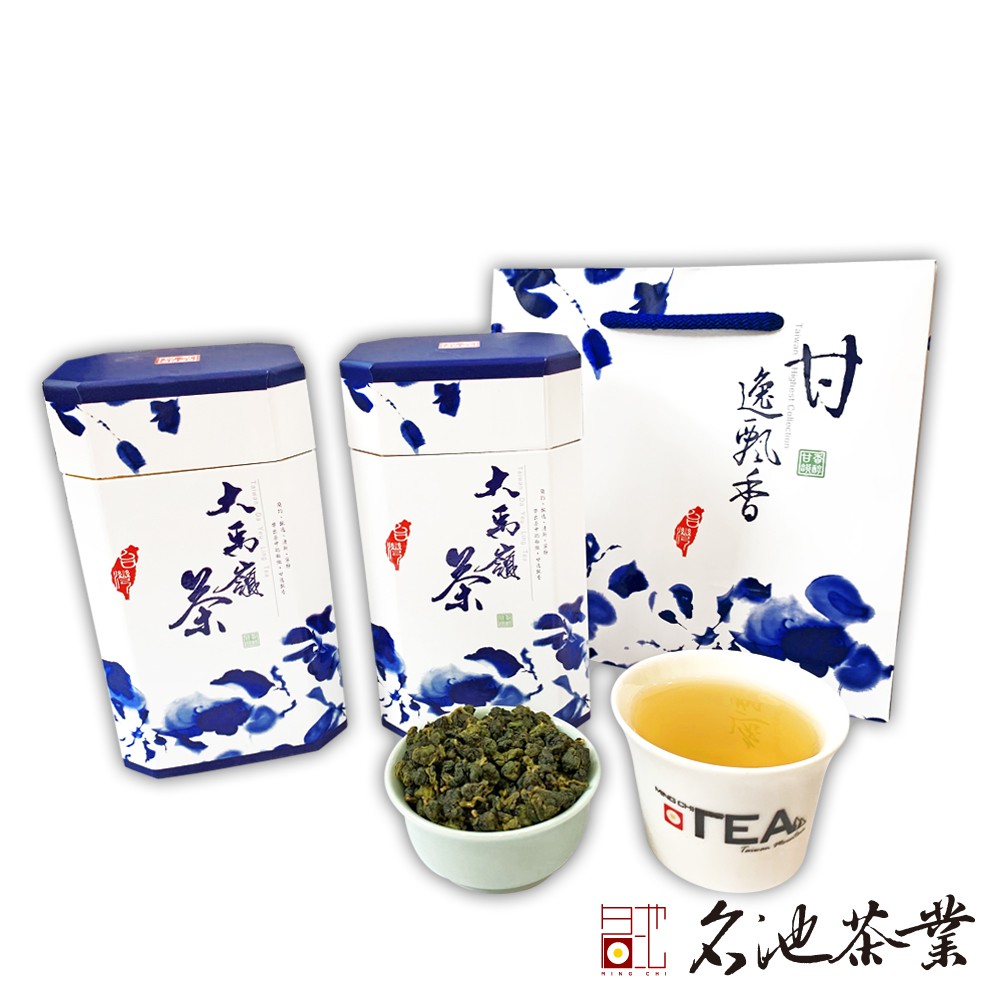 【名池茶業】甘逸飄香梨山 烏龍茶 青茶 茶葉 台灣茶 高山茶 (150gx2罐) 贈同款提袋x1