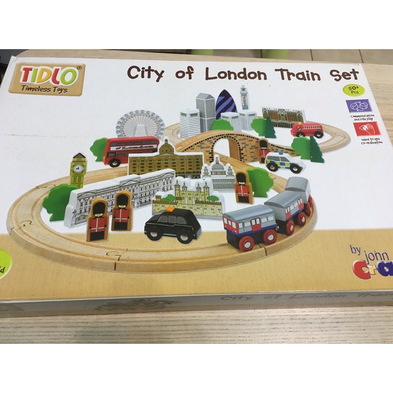 二手）TIDLO City of London Train Set倫敦火車軌道組(IKEA可參考