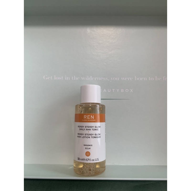 REN clean skincare 溫和煥膚化妝水 Ready Steady AHA Tonic 50ml化妝水 | 蝦皮購物