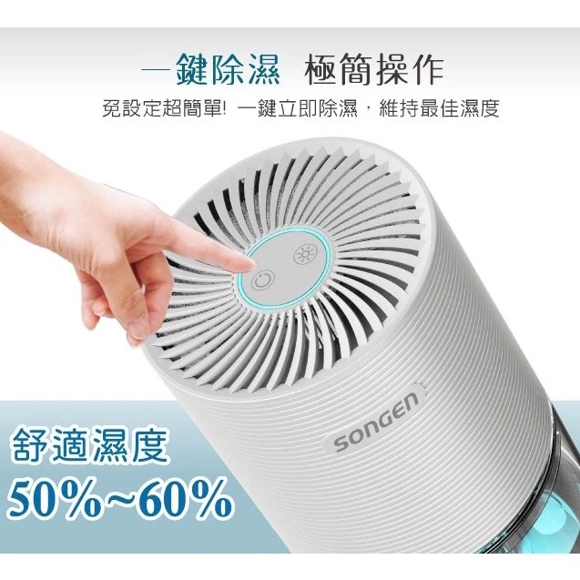 0.85kg極小機身✕23W極致省電✕絢彩LED！SONGEN SG-S23KD-B MINI除濕機深度評測