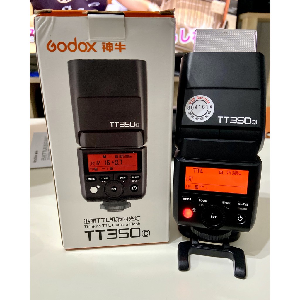 Godox TT350C for Canon 神牛閃光燈二手| 蝦皮購物