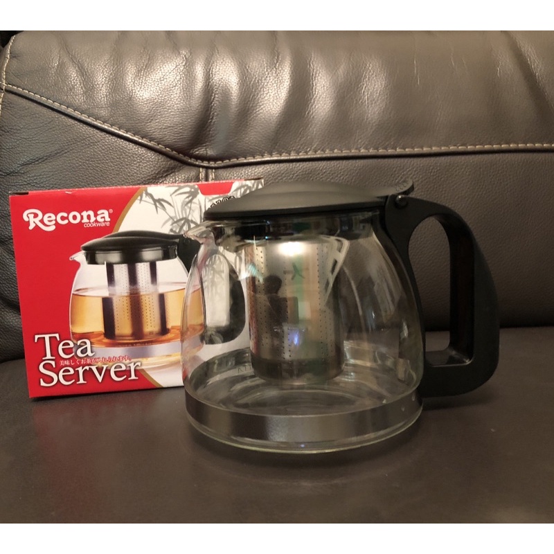 RECONA 日式玻璃花茶壺1250ml 全新 只有一個 泡茶壺 | 蝦皮購物