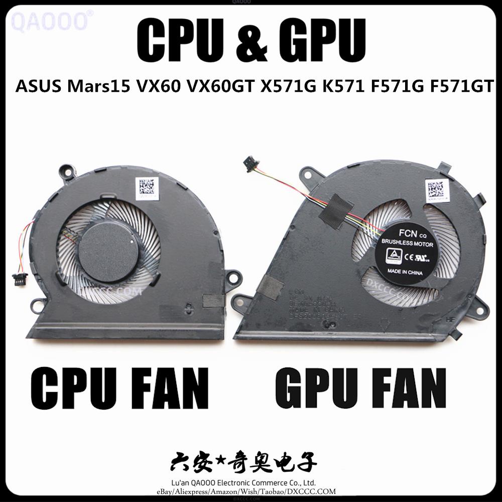 JISHIYUFS Nieuwe CPU GPU Koelventilator voor ASUS Mars15 VX60 VX60GT