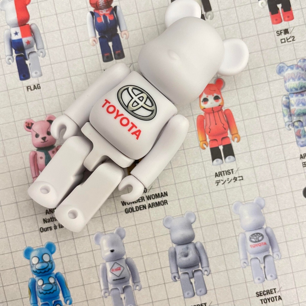 BEETLE BE@RBRICK S40 40代盒抽TOYOTA 隱藏版BEARBRICK 庫柏力克熊100