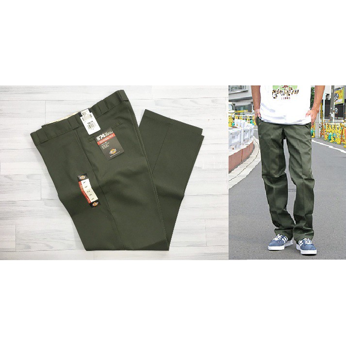 HOMIEZ】Dickies 874 Work Pants【874】湖水綠黑墨綠工作長褲窄版褲