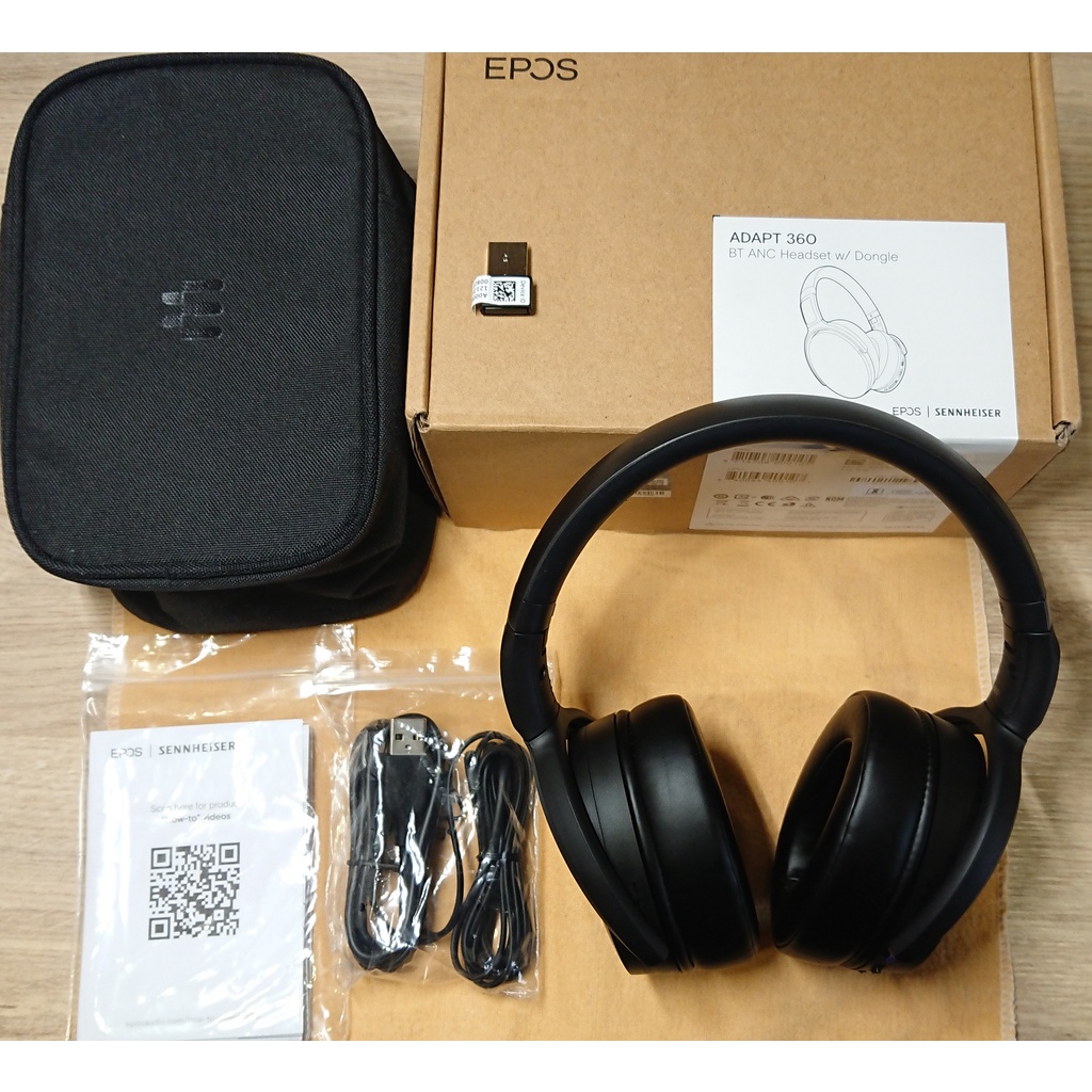 全新原廠貨 2年保固壞換新 EPOS | SENNHEISER ADAPT 360頭戴耳罩式 主動降噪雙耳藍芽耳機 | 蝦皮購物