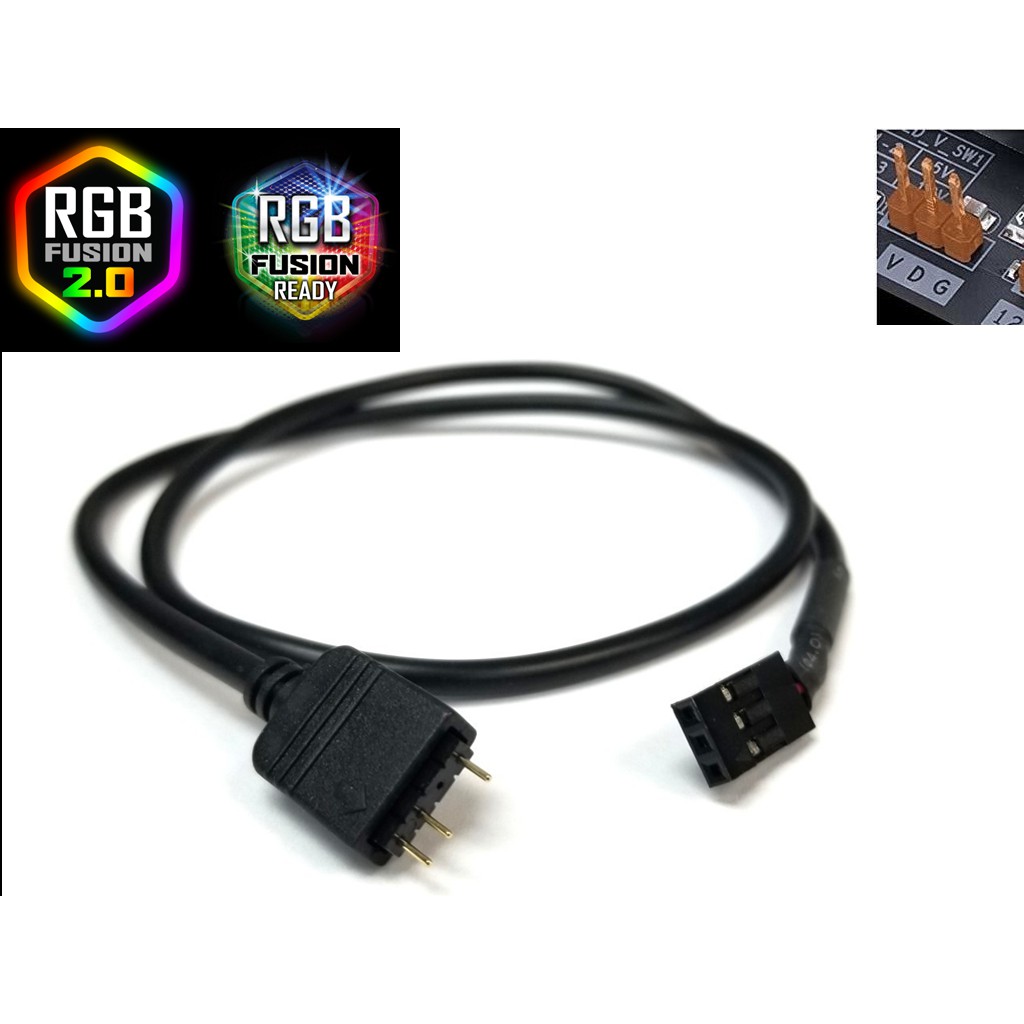 技嘉主機板 VDG ARGB 同步插座 轉換線 5V VDG 轉 常規5V3Pin ARGB 線長50cm | 蝦皮購物