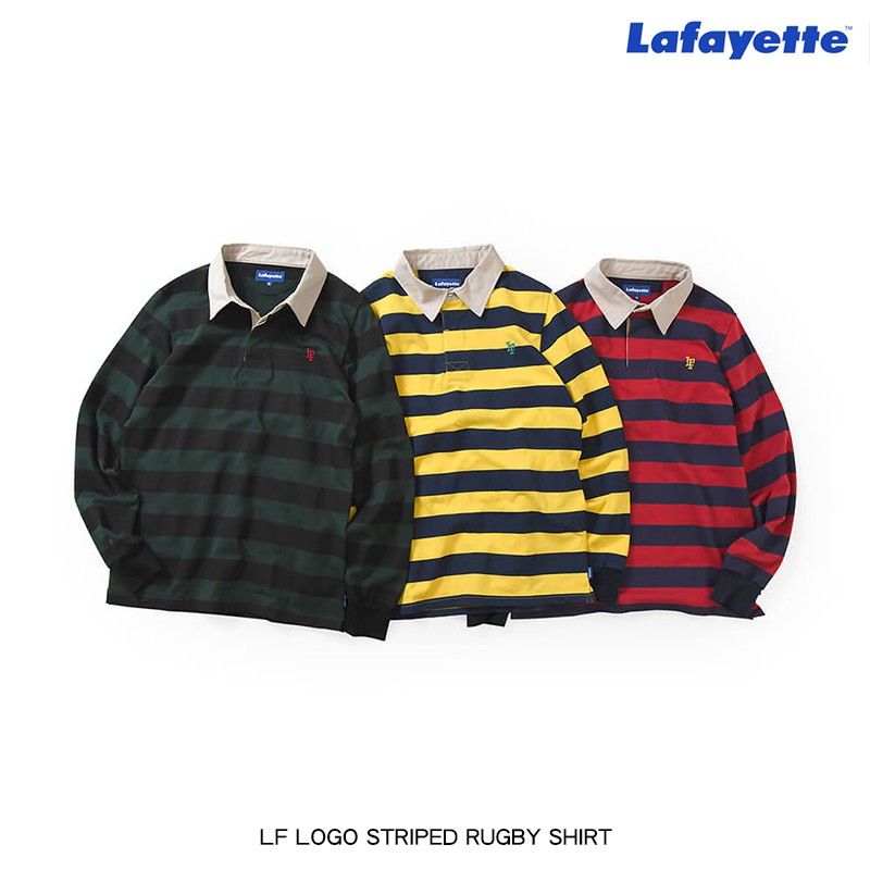 Antonia stripe rugby shirt discount lafayette 148 new york