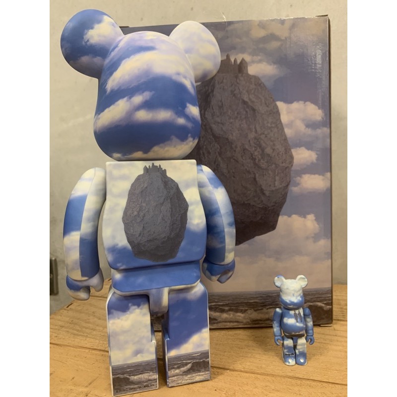 be@rbrick 400%&100% rene magritte 比利時畫家天空| 蝦皮購物