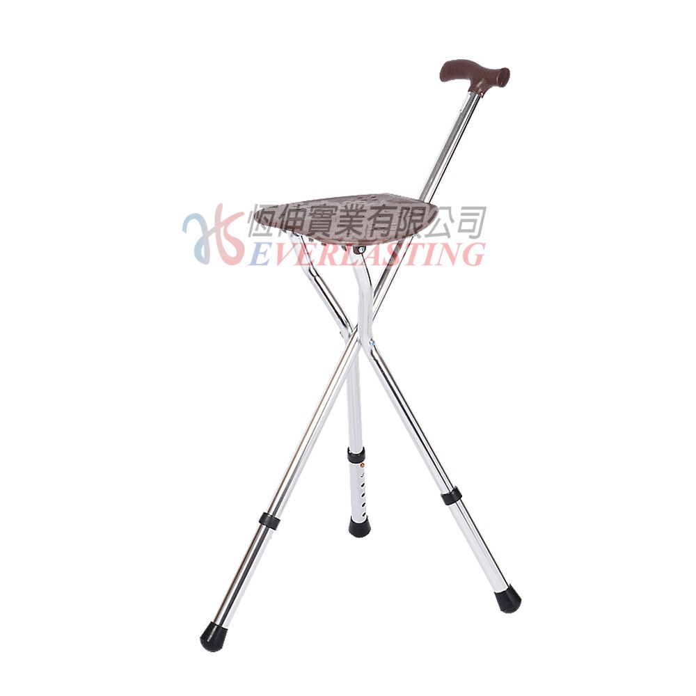 【恆伸醫療器材】福利品 ER2026 鋁合金登山休閒椅 登山拐仗 可收合椅 演唱會 排隊 蝦皮購物