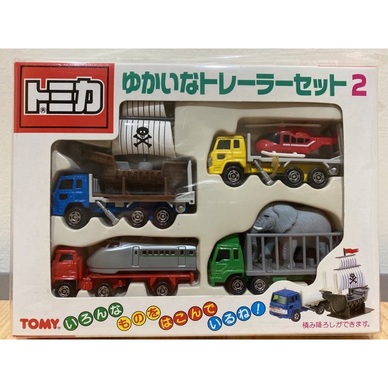 盒組）tomica 運搬車系列海盜船大象動物運搬車新幹線直升機搬運車卡車貨車多美小汽車| 蝦皮購物