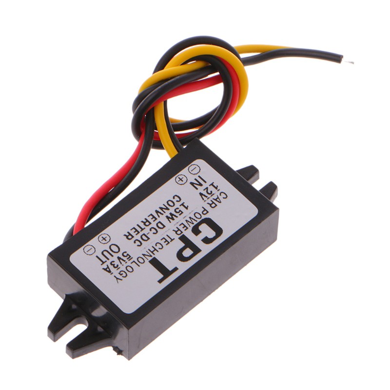 Cre DC/DC 轉換器穩壓器 12V 至 5V 3A 15W 汽車 LED 顯示電源 | 蝦皮購物