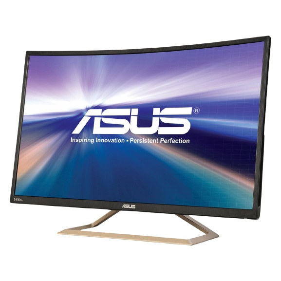 現貨ASUS VA326H 144HZ 32吋曲面VA面板喇叭電競螢幕1800R 華碩小光點