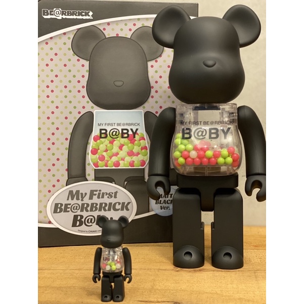 最安新品 MY FIRST BE@RBRICK B@BY MATT BLACK
