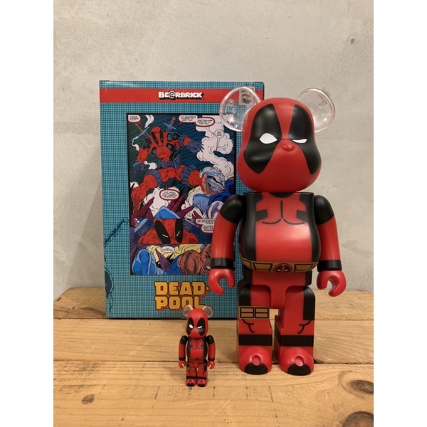 Bearbrick 400%+100% 死侍Deadpool | 蝦皮購物