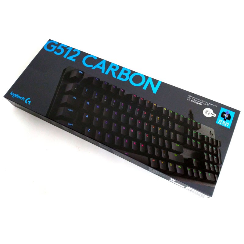 MR3C】限量含稅台灣公司貨Logitech羅技G512 Carbon GX青軸敲擊感RGB